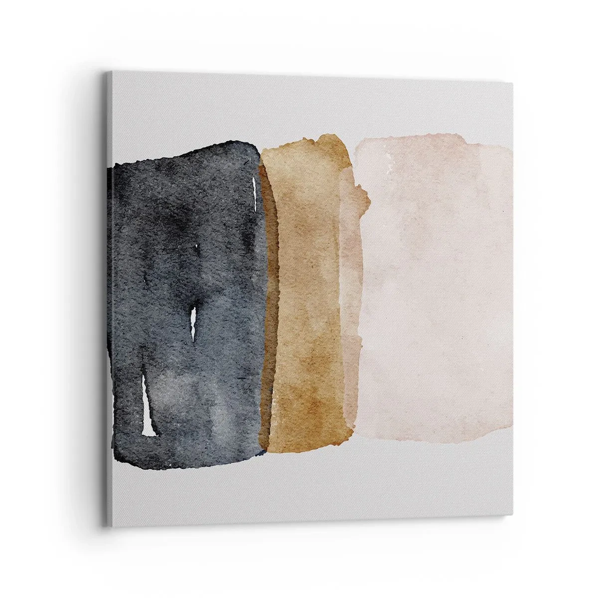 Canvastavla - Bild på duk - Komposition av jordens färger - 70x70 cm