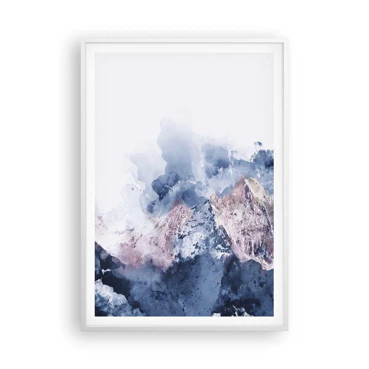 Affisch i vit ram - Det är toppen! - 70x100 cm