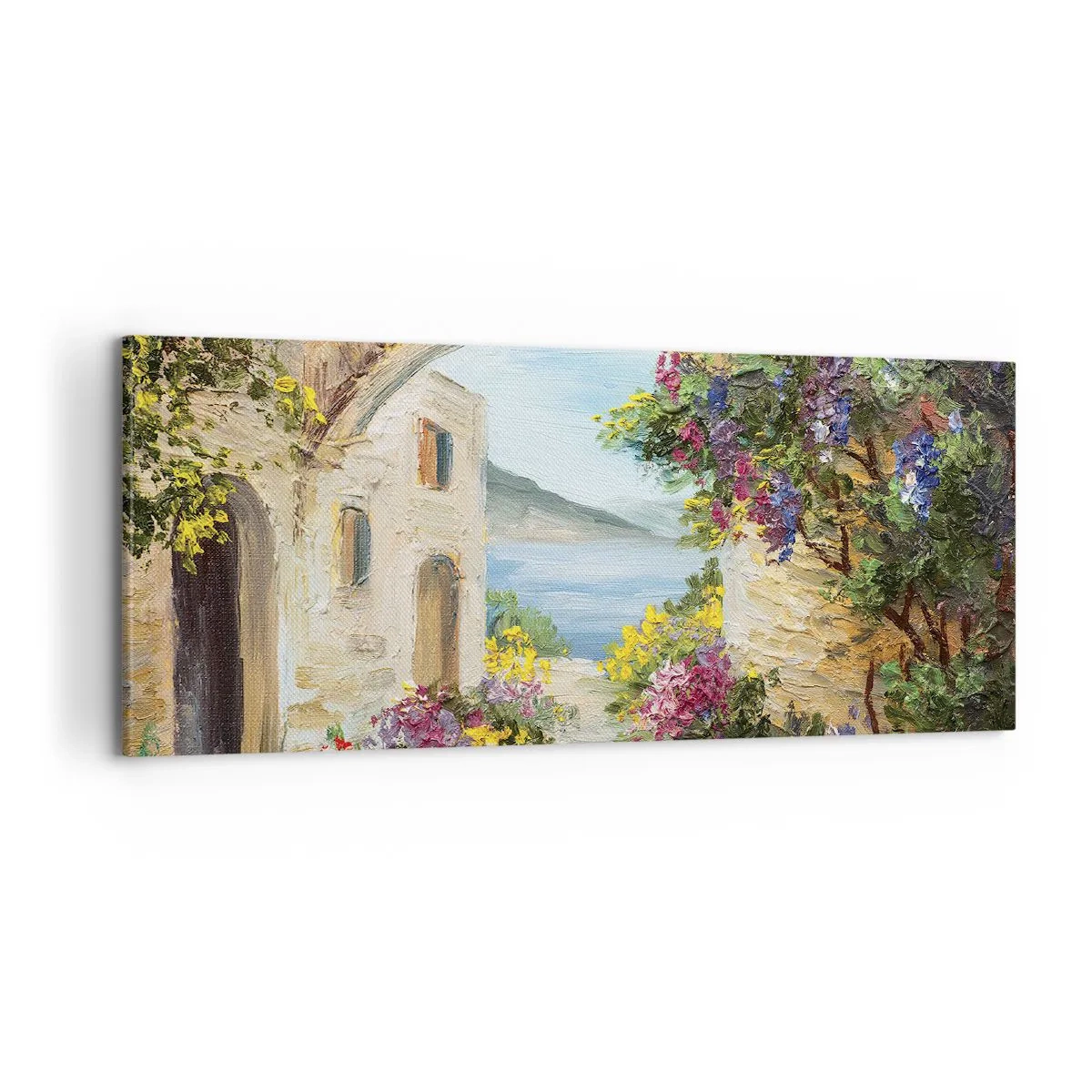 Canvastavla - Bild på duk - Kustprovinsens charm - 100x40 cm