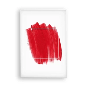 Affisch i vit ram - Utanför ramen - 61x91 cm