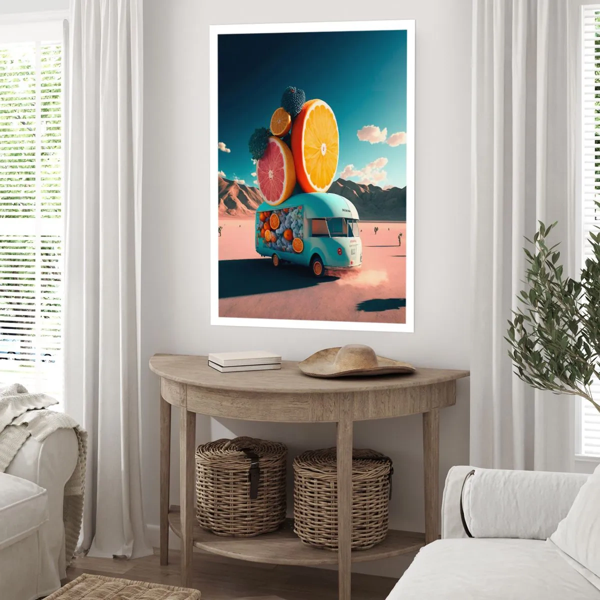 Affisch - En smak av semester - 40x50 cm