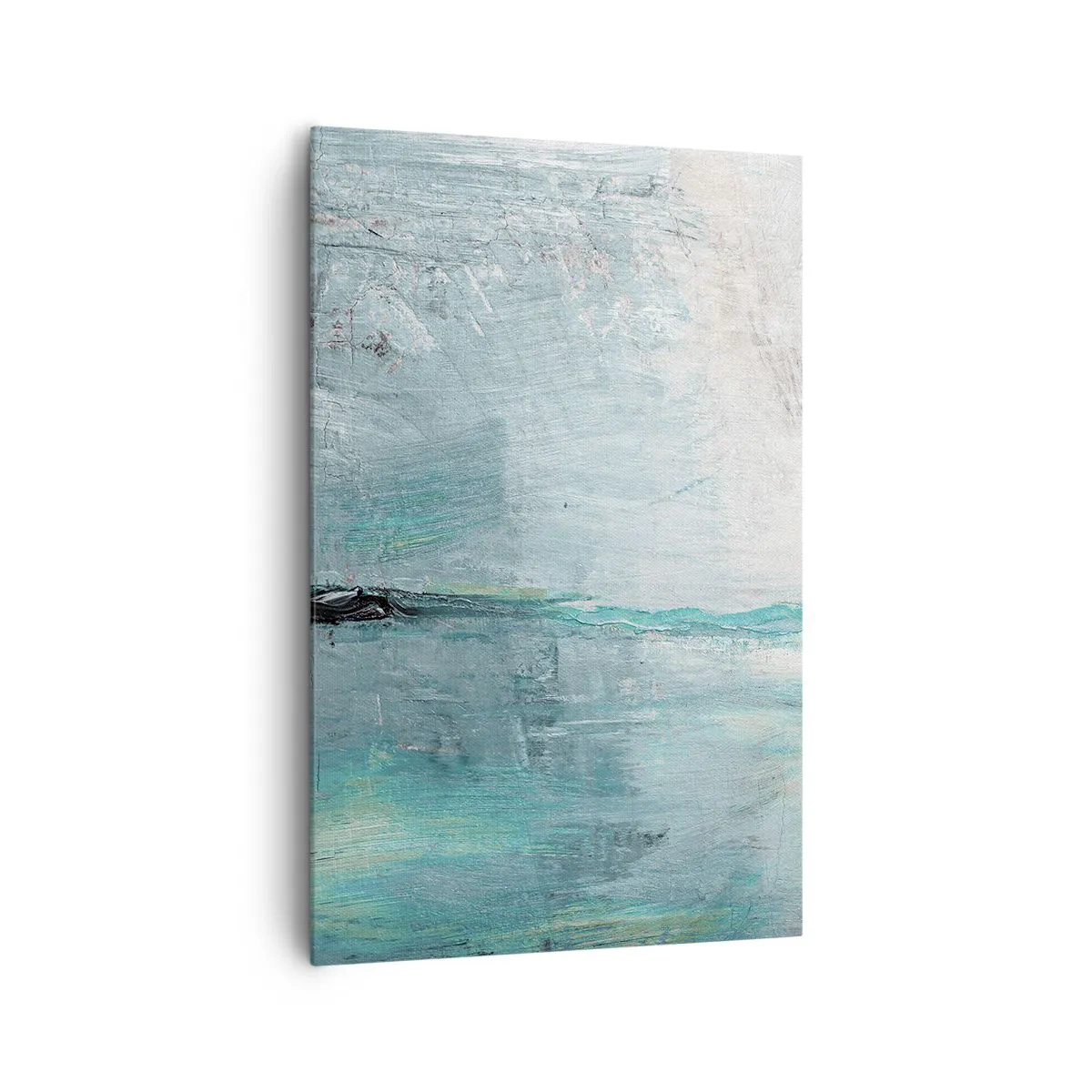 Canvastavla - Bild på duk - Horisontellt i blått - 80x120 cm