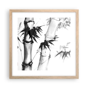 Affisch i ram av ljusek - Inzoomad orient - 40x40 cm