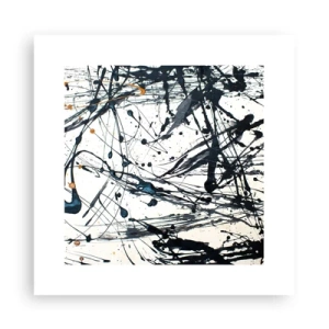 Affisch - Expressionistisk abstraktion - 30x30 cm