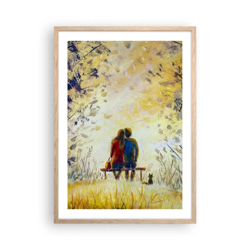 Affisch i ram av ljusek - Magisk stund - 50x70 cm