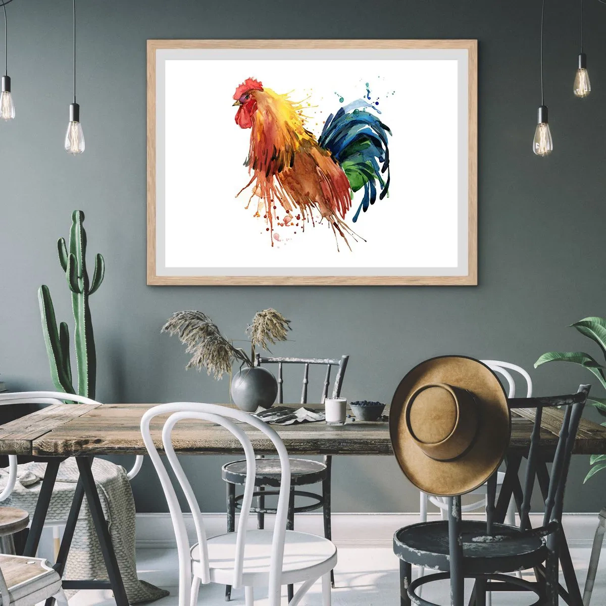 Affisch i ram av ljusek - Kungliga kläder, kunglig stolthet - 100x70 cm