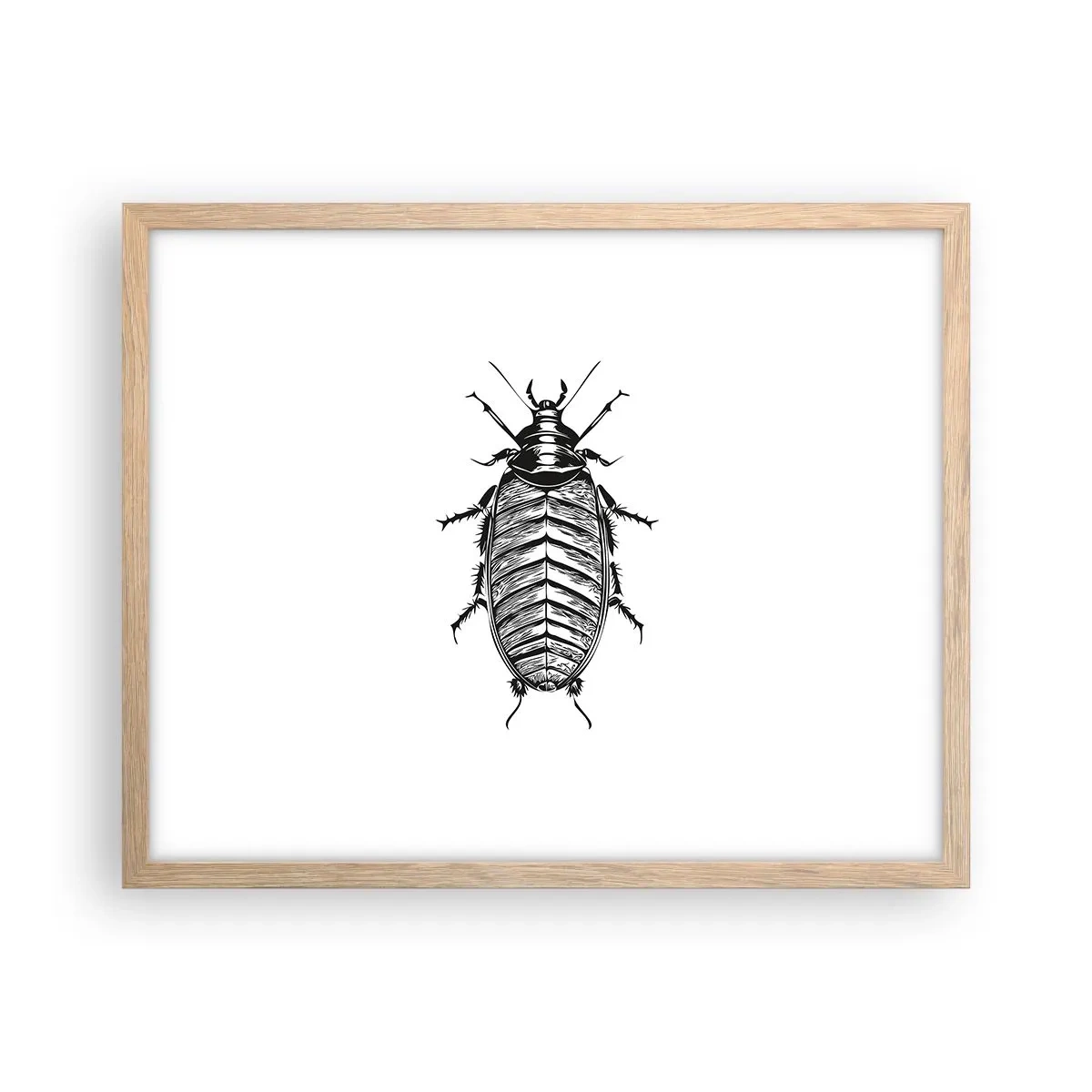 Affisch i ram av ljusek - Vilket exemplar! - 50x40 cm