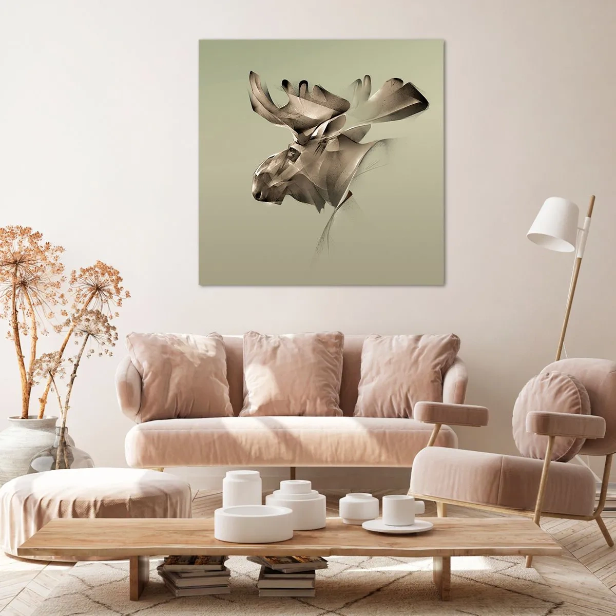 Canvastavla - Bild på duk - Lugnets kraft - 70x70 cm