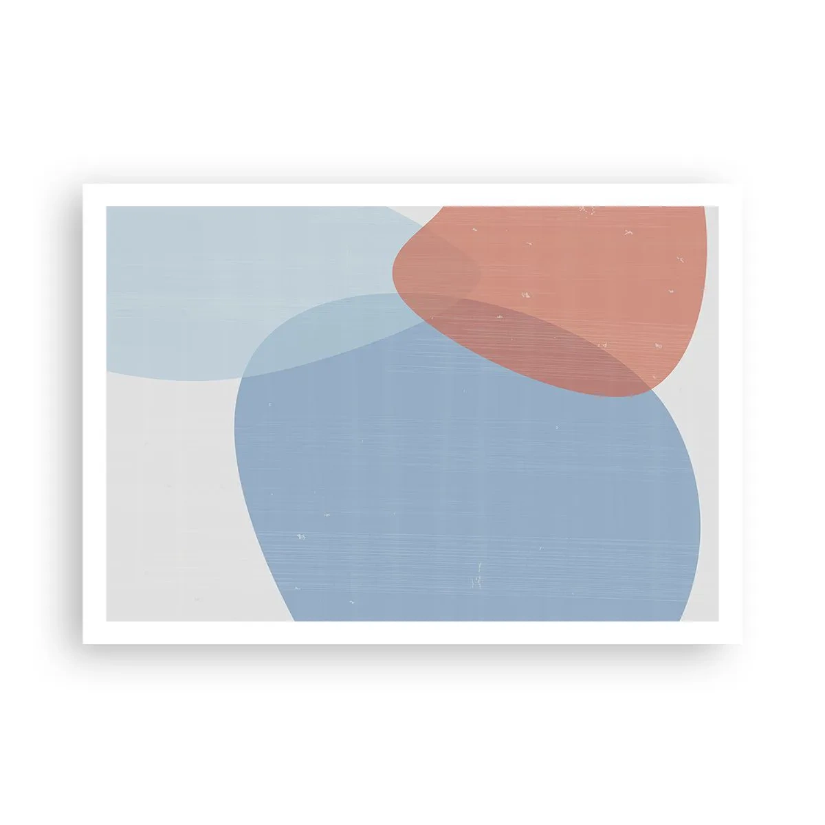 Affisch - Pastellfärgade relationer - 100x70 cm