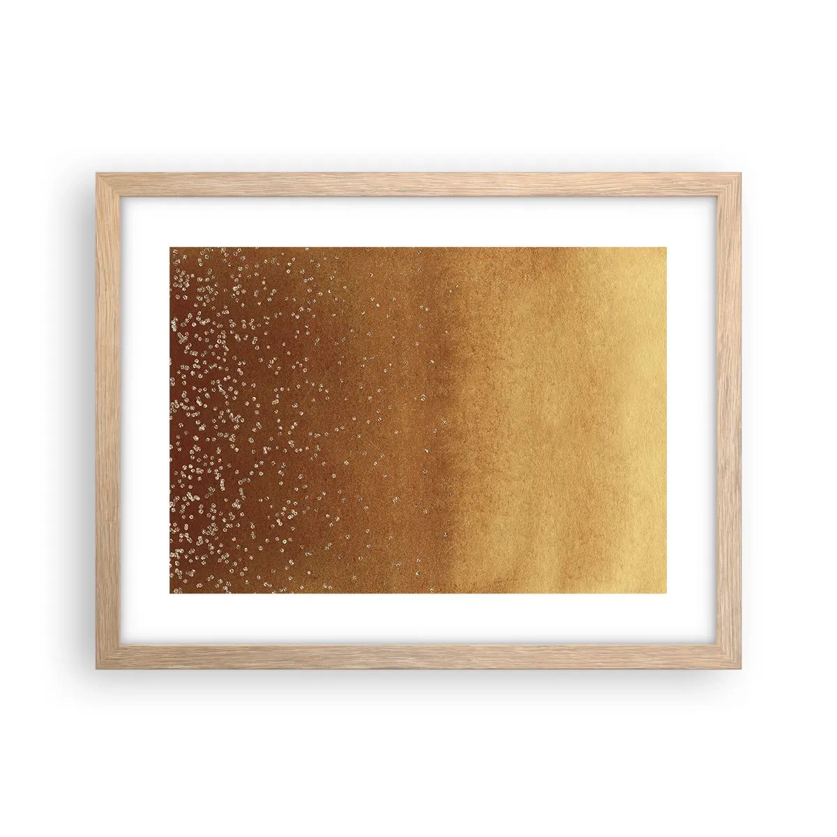 Affisch i ram av ljusek - Ljusets födsel - 40x30 cm