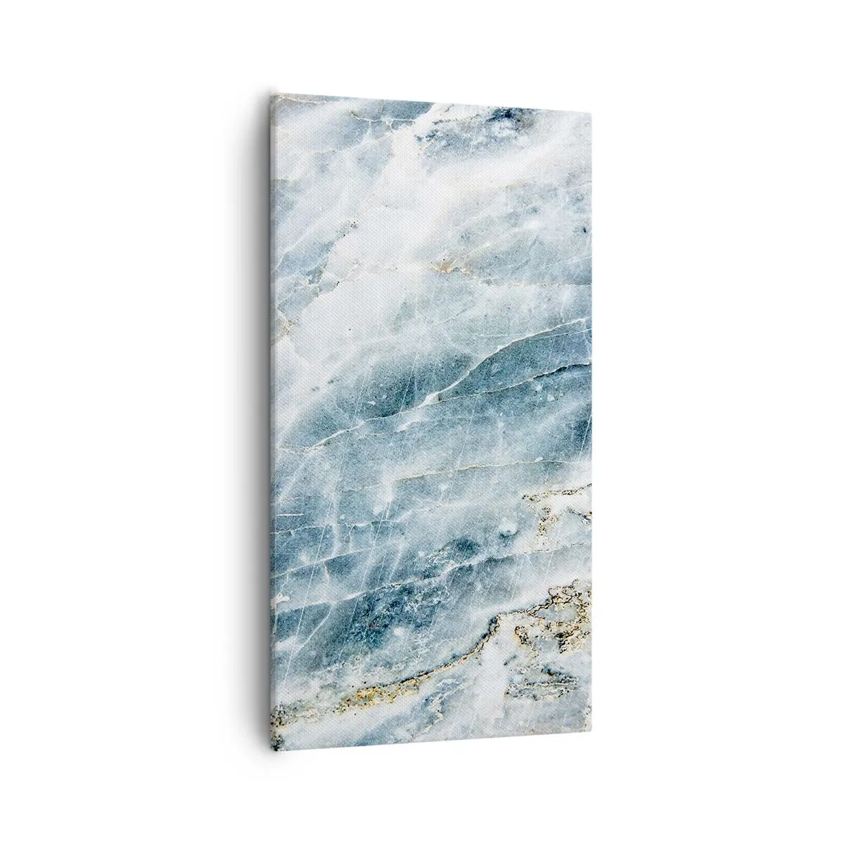 Canvastavla - Bild på duk - Isvärld - 55x100 cm