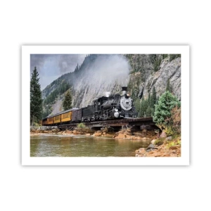 Affisch - Vart ska du? Vart? - 70x50 cm