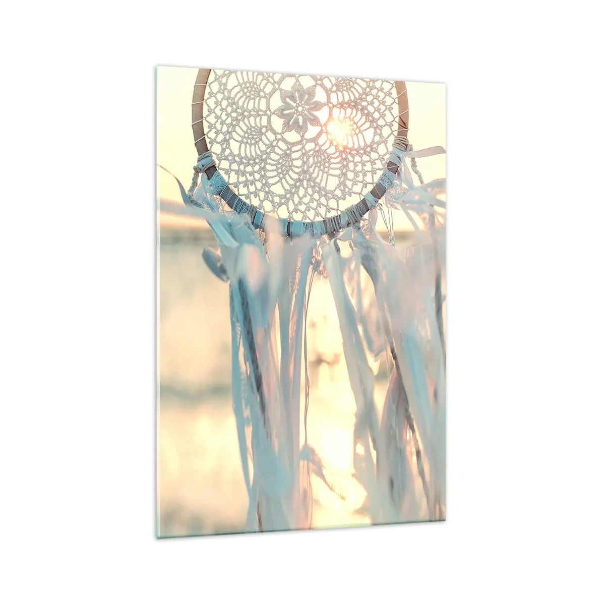 Glastavla - Bild på glas - Spetstotem - 70x100 cm
