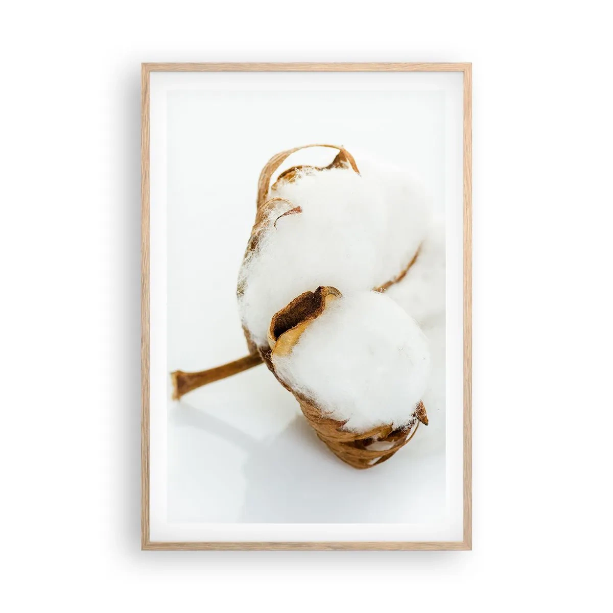 Affisch i ram av ljusek - Mjuk av naturen - 61x91 cm