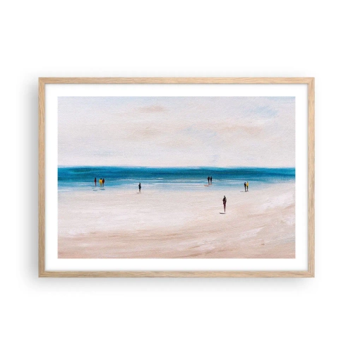 Affisch i ram av ljusek - Ett naturligt behov - 70x50 cm