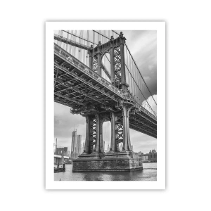 Affisch - Till stadens hjärta - 50x70 cm