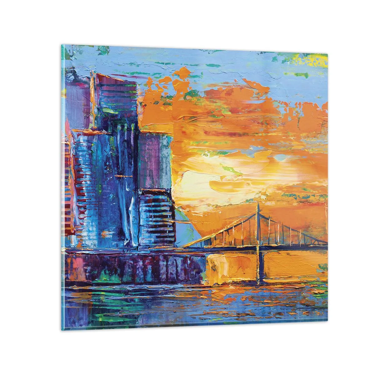 Glastavla - Bild på glas - Kultur och natur - 70x70 cm