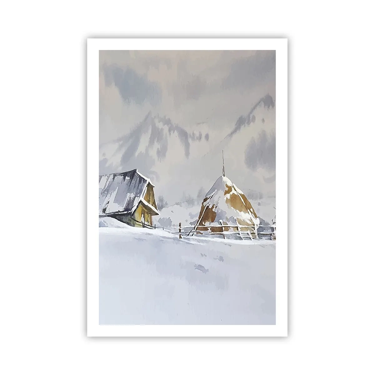 Affisch - I snödalen - 61x91 cm