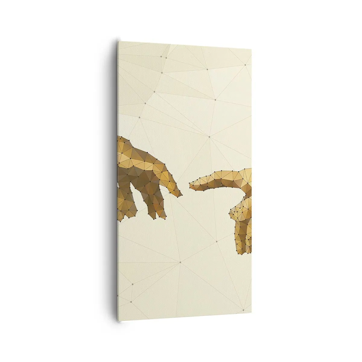 Canvastavla - Bild på duk - Gudomlig geometri - 65x120 cm