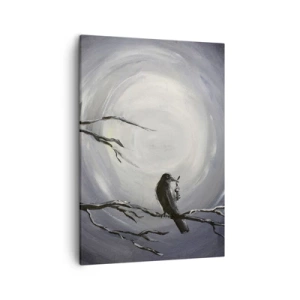 Canvastavla - Bild på duk - Nyckeln till nattens hemlighet - 50x70 cm