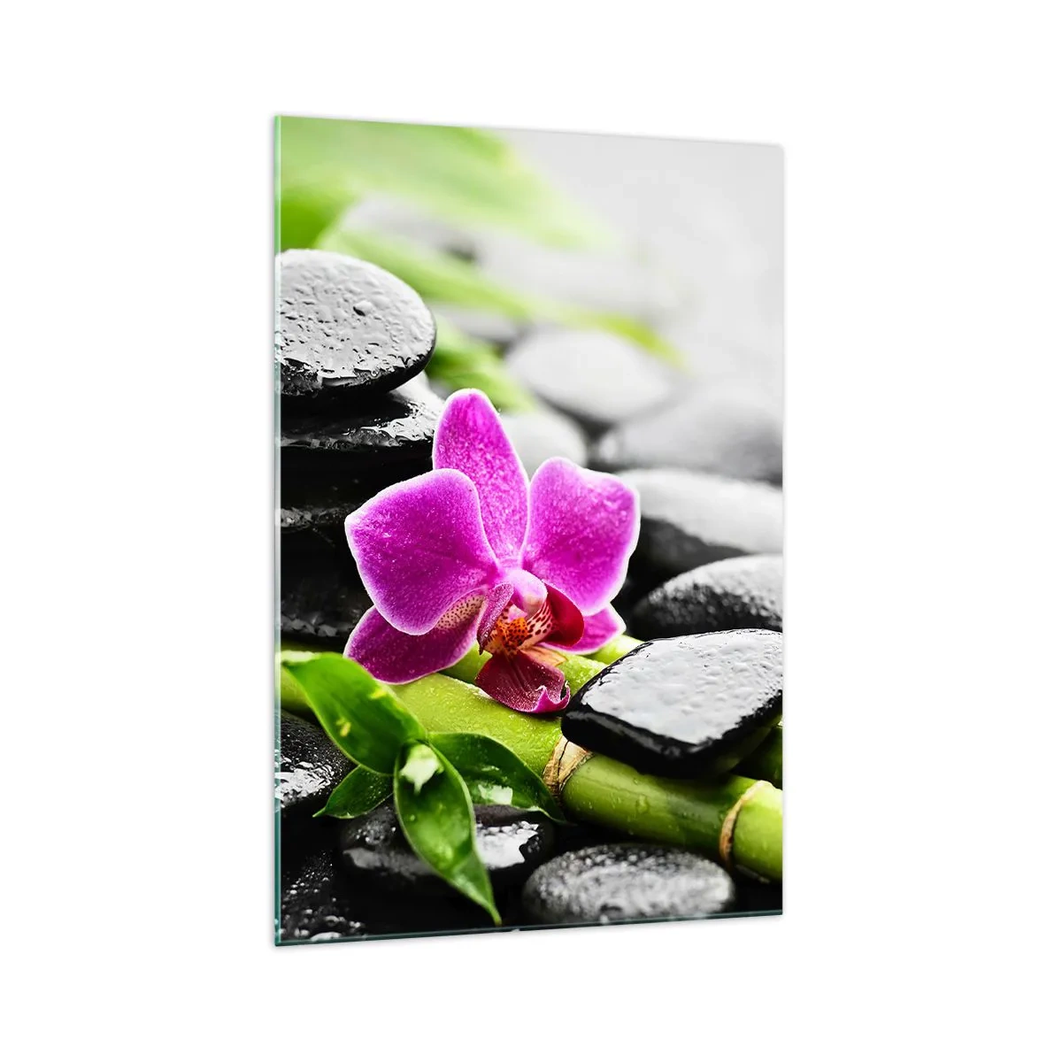 Glastavla - Bild på glas - Lugn balans - 70x100 cm