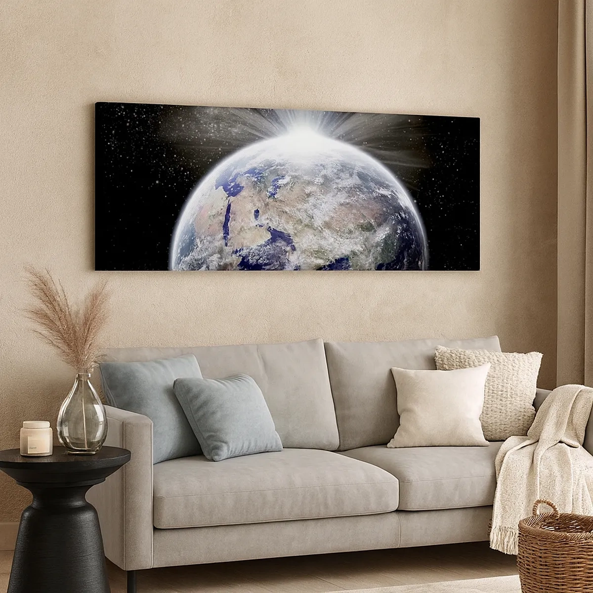 Canvastavla - Bild på duk - I fullt sken - 30x30 cm