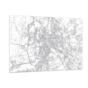 Glastavla - Bild på glas - Romersk ring - 120x80 cm