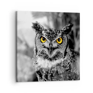 Canvastavla - Bild på duk - Inget kommer undan - 70x70 cm