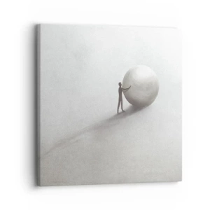 Canvastavla - Bild på duk - Livets spel - 30x30 cm