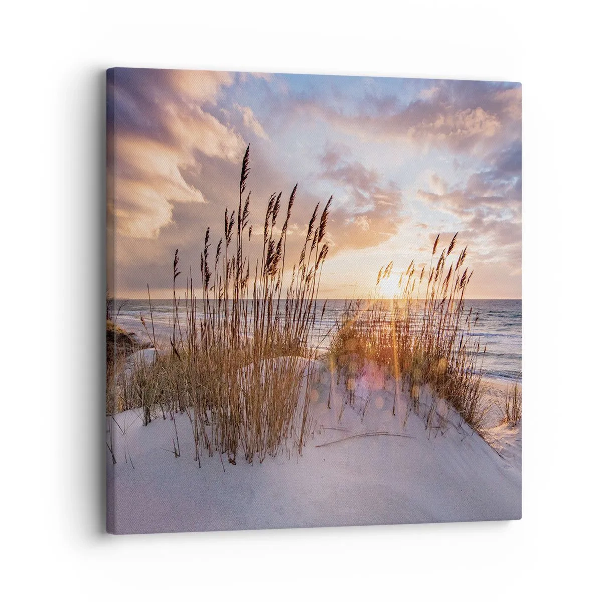 Canvastavla - Bild på duk - Farväl till solen och vinden - 30x30 cm