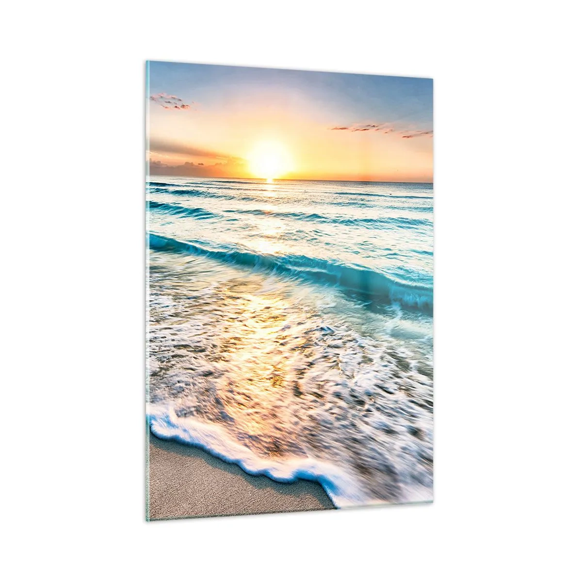 Glastavla - Bild på glas - Vy värd besväret - 50x70 cm