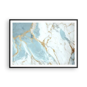 Affisch i svart ram - Stenrikedom - 100x70 cm