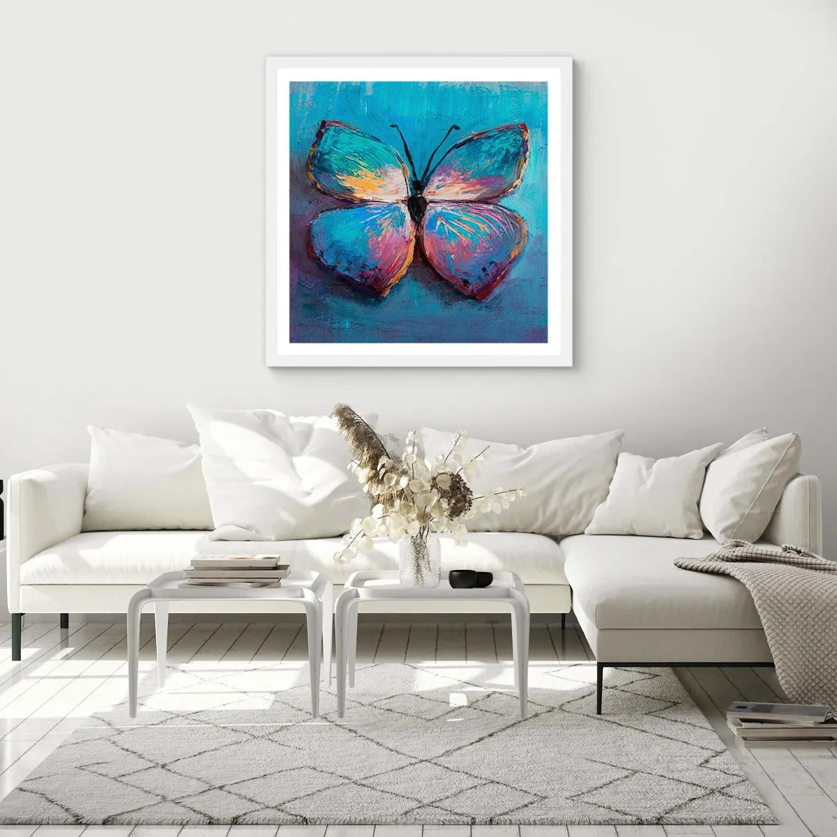 Affisch i vit ram - I full charm - 30x30 cm