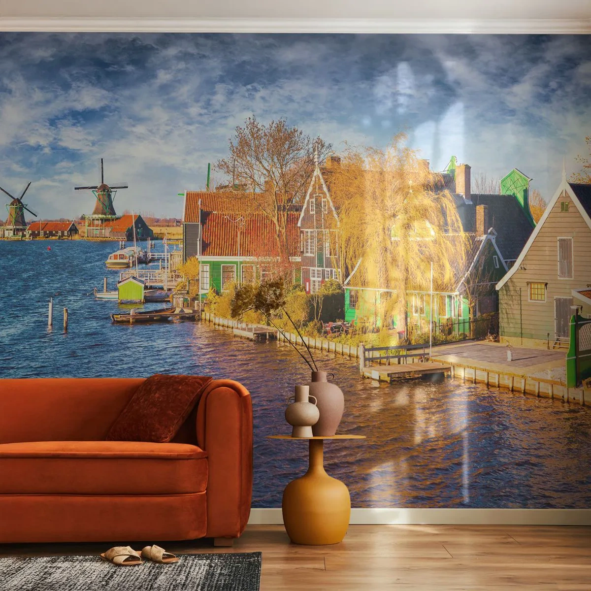 Fototapet Premium Sand - Ingen ändring sedan århundraden - Landskap, Fläkt, Nederländerna - 100x70 cm