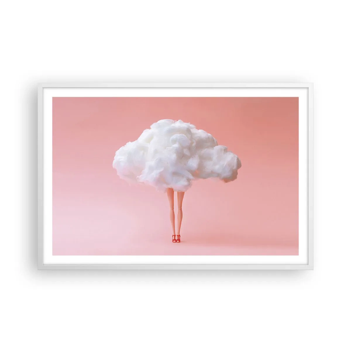 Affisch i vit ram - Söt utfästelse - 91x61 cm