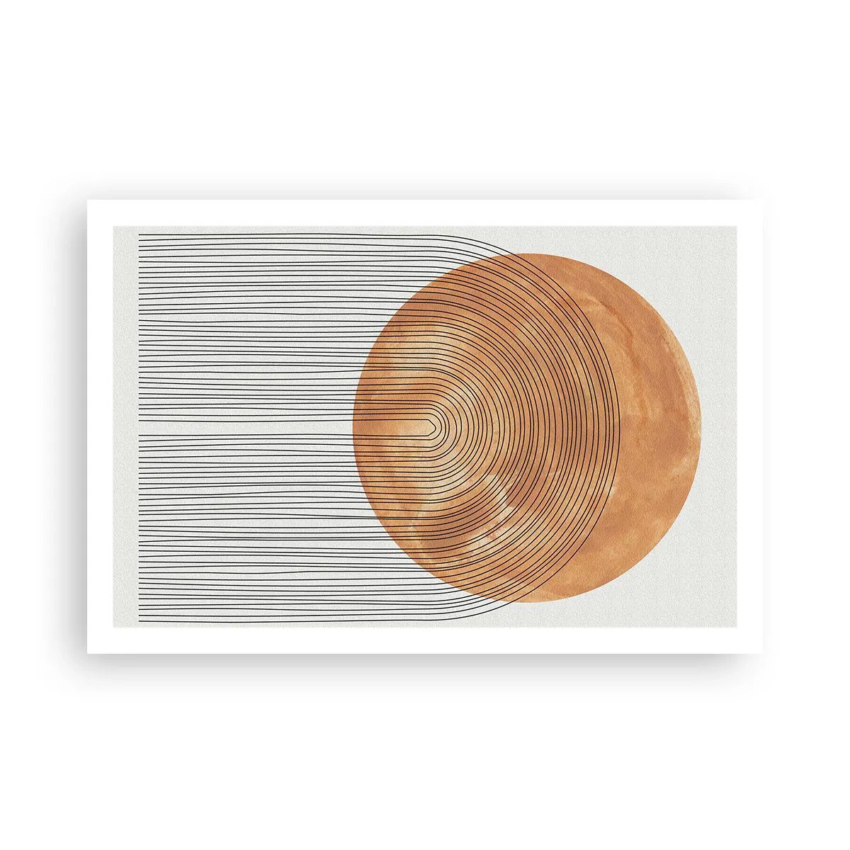 Affisch - En solig komposition - 91x61 cm