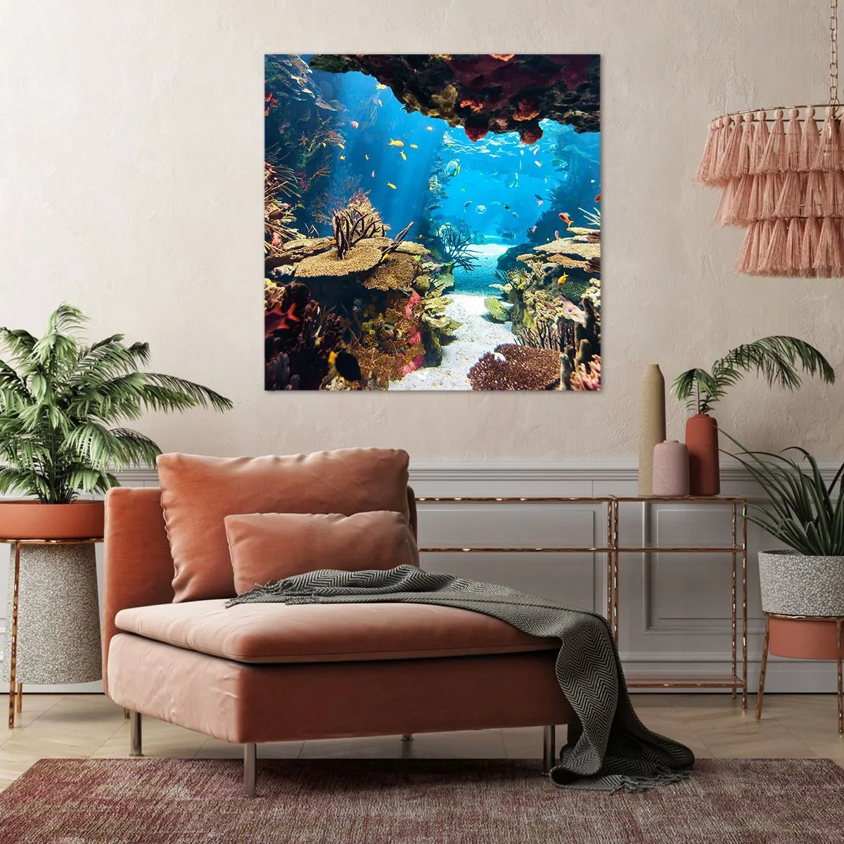 Canvastavla - Bild på duk - Du har inte ens drömt - 60x60 cm