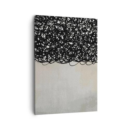 Canvastavla - Bild på duk - En virvlad abstraktion - 50x70 cm