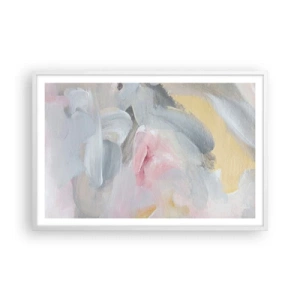 Affisch i vit ram - I en pastellfärgad värld - 91x61 cm