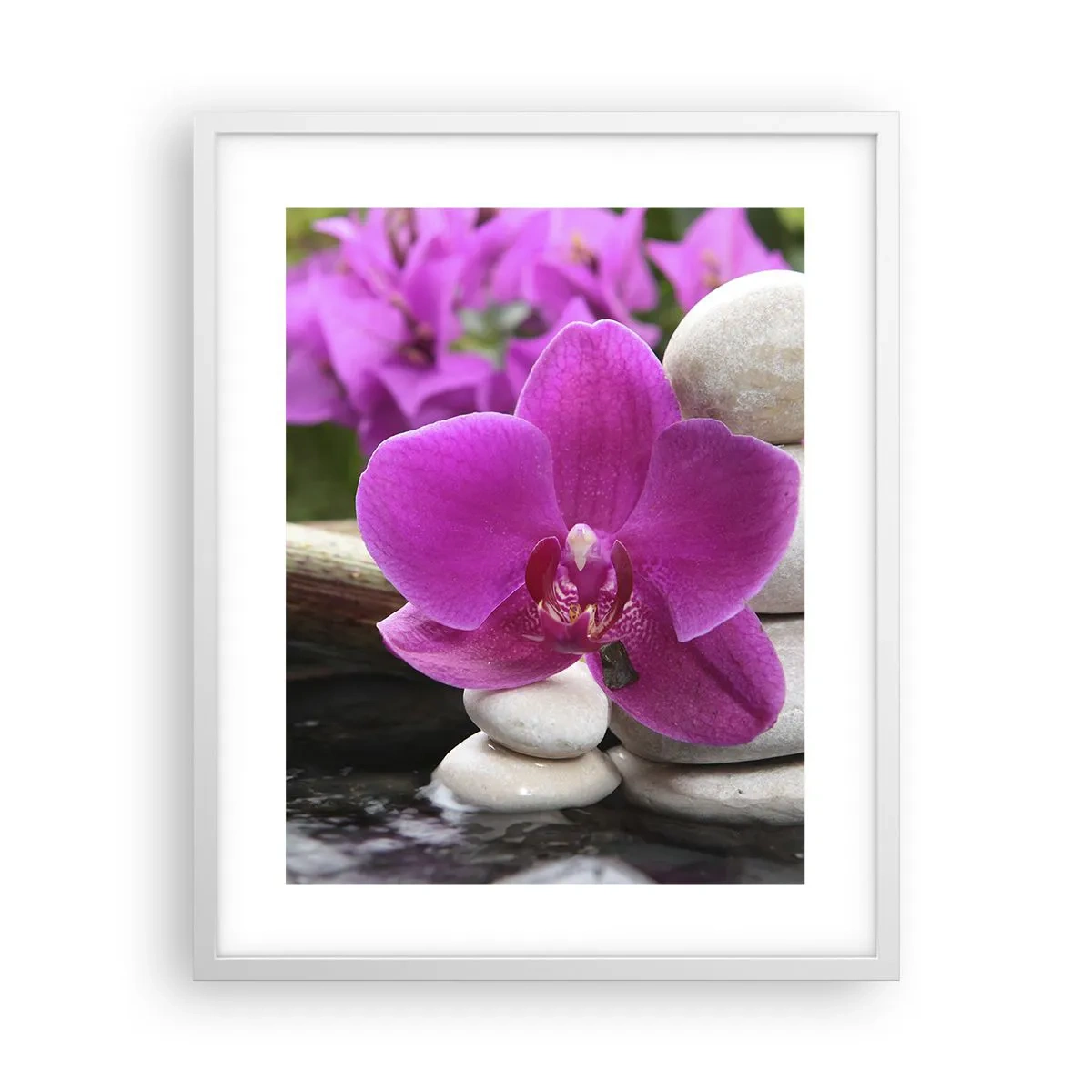 Affisch i vit ram - Så kopplar du av - 40x50 cm