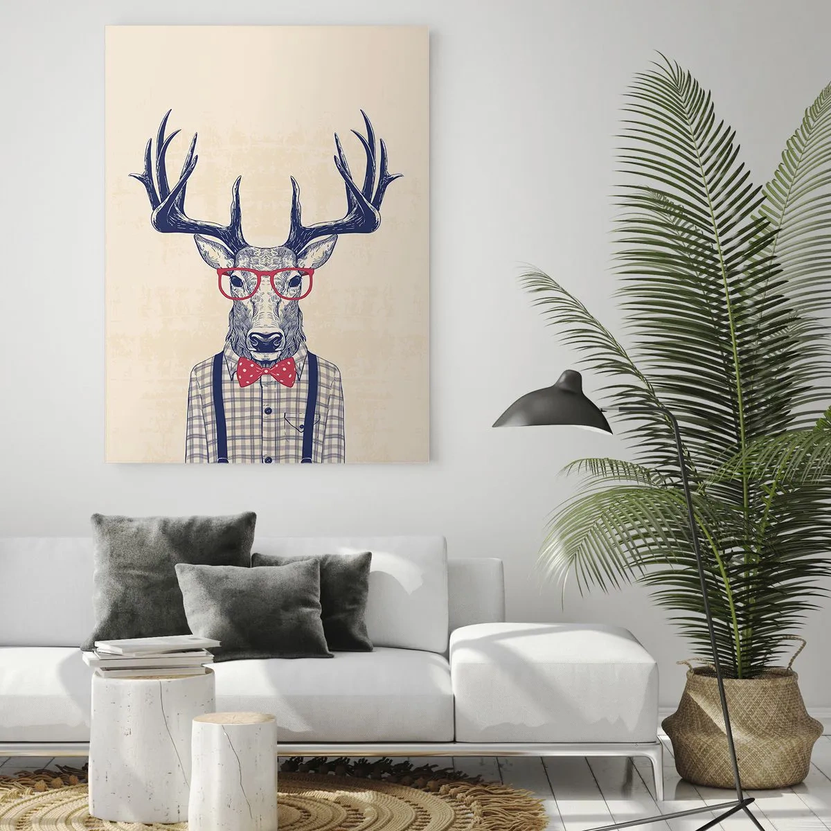 Glastavla - Bild på glas - Rolig extravagans - 70x100 cm