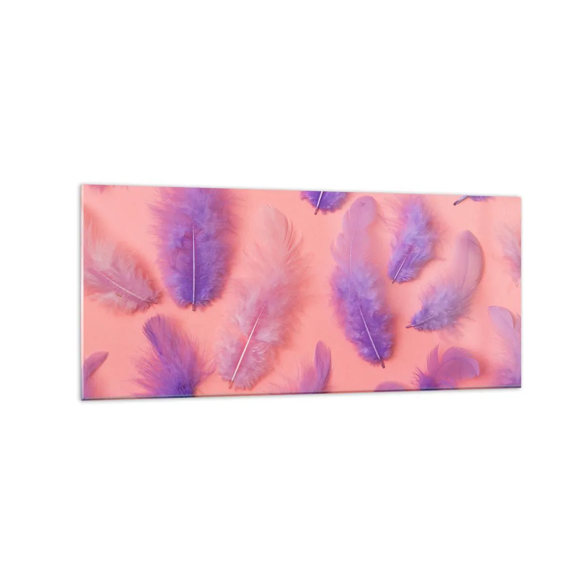 Glastavla - Bild på glas - Lusten liljefågel - 120x50 cm