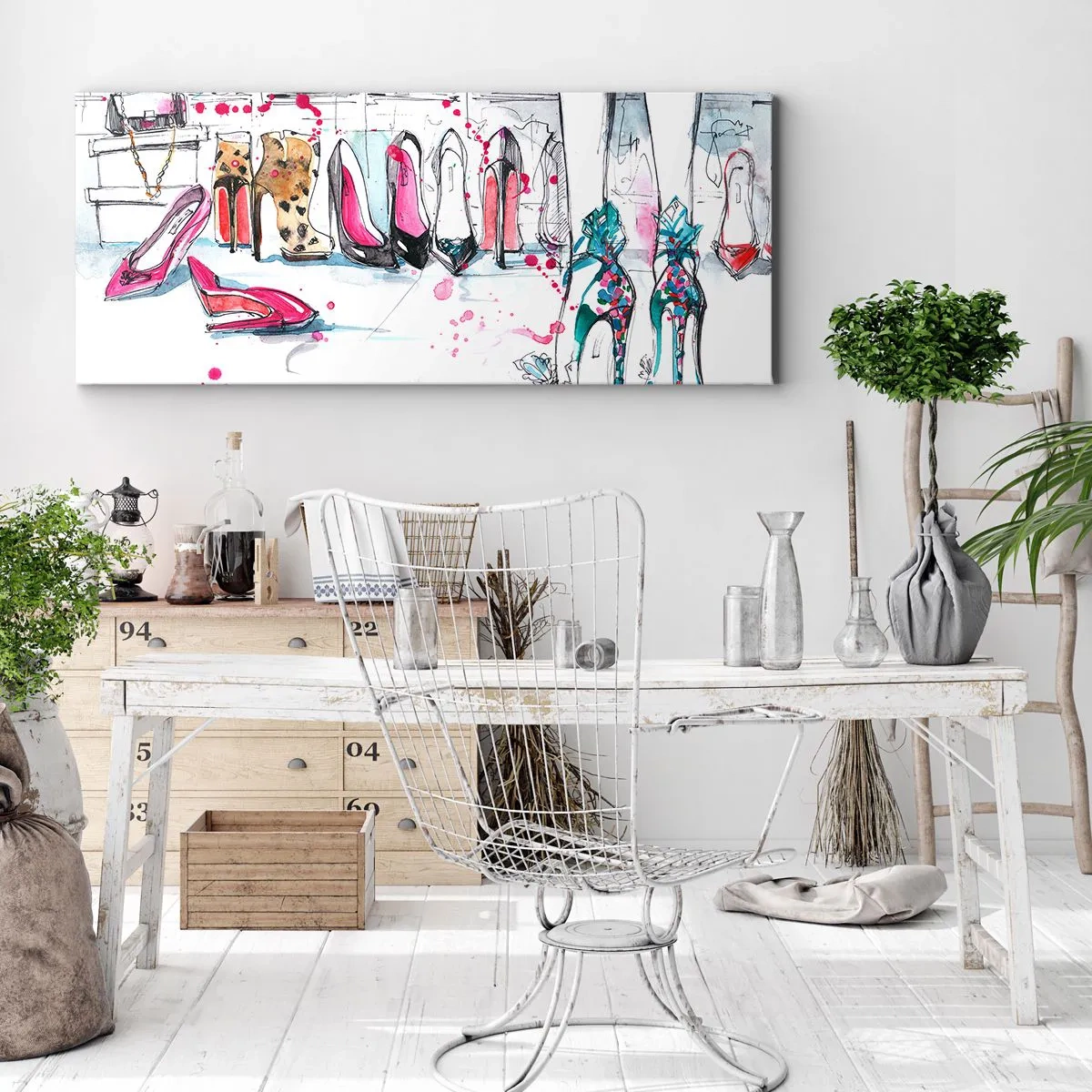 Canvastavla - Bild på duk - Sesam, öppna dig - 120x50 cm