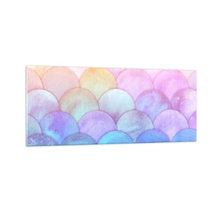 Glastavla - Bild på glas - Pärlskal - 100x40 cm