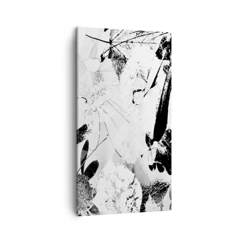 Canvastavla - Bild på duk - Höst i negativet - 45x80 cm