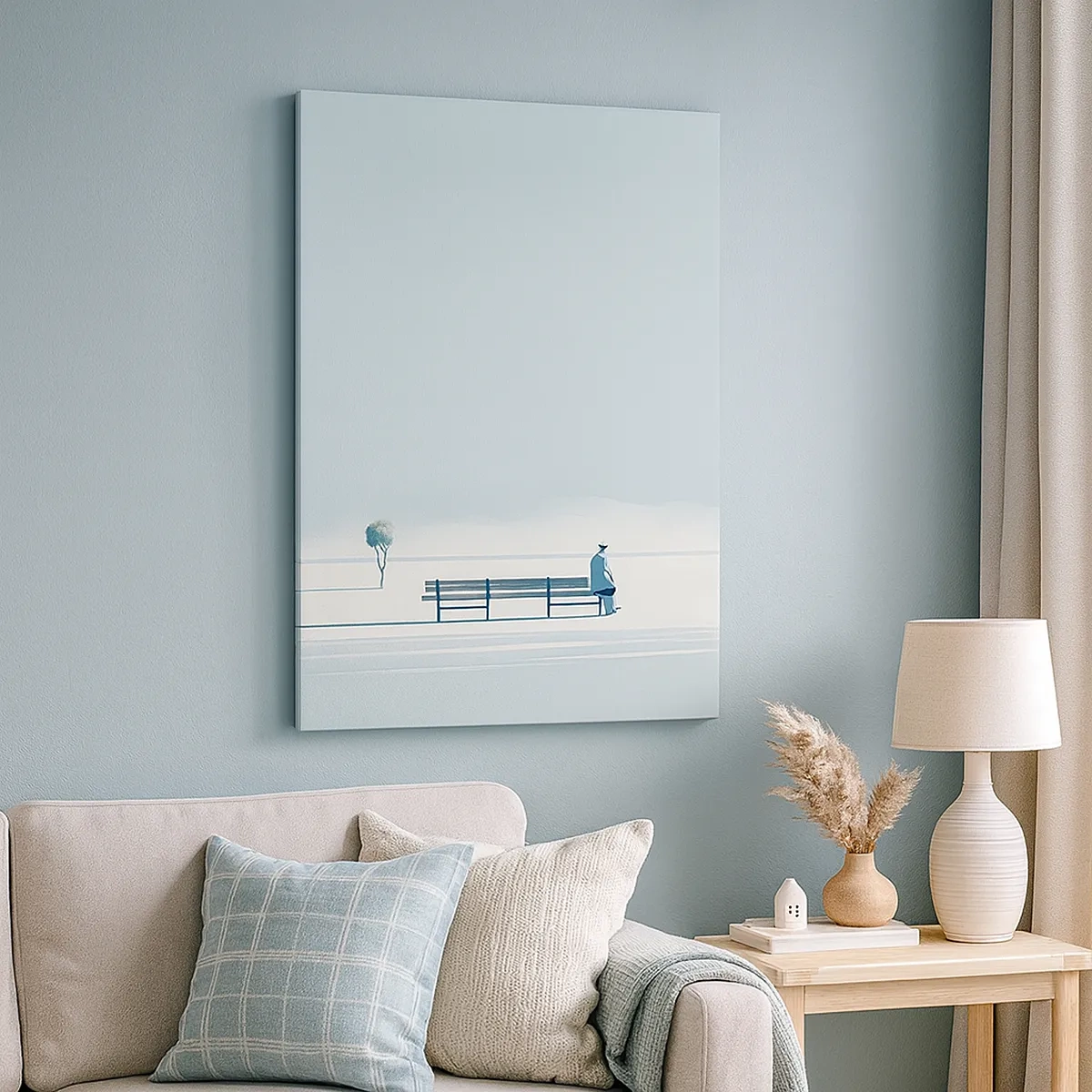 Canvastavla - Bild på duk - Ja, jag väntar. - 50x70 cm