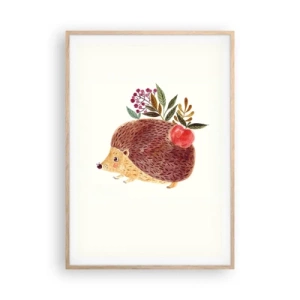 Affisch i ram av ljusek - Och du gillar mig redan - 70x100 cm