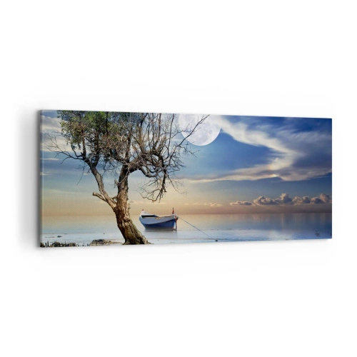 Canvastavla - Bild på duk - Är det slut eller början? - 120x50 cm