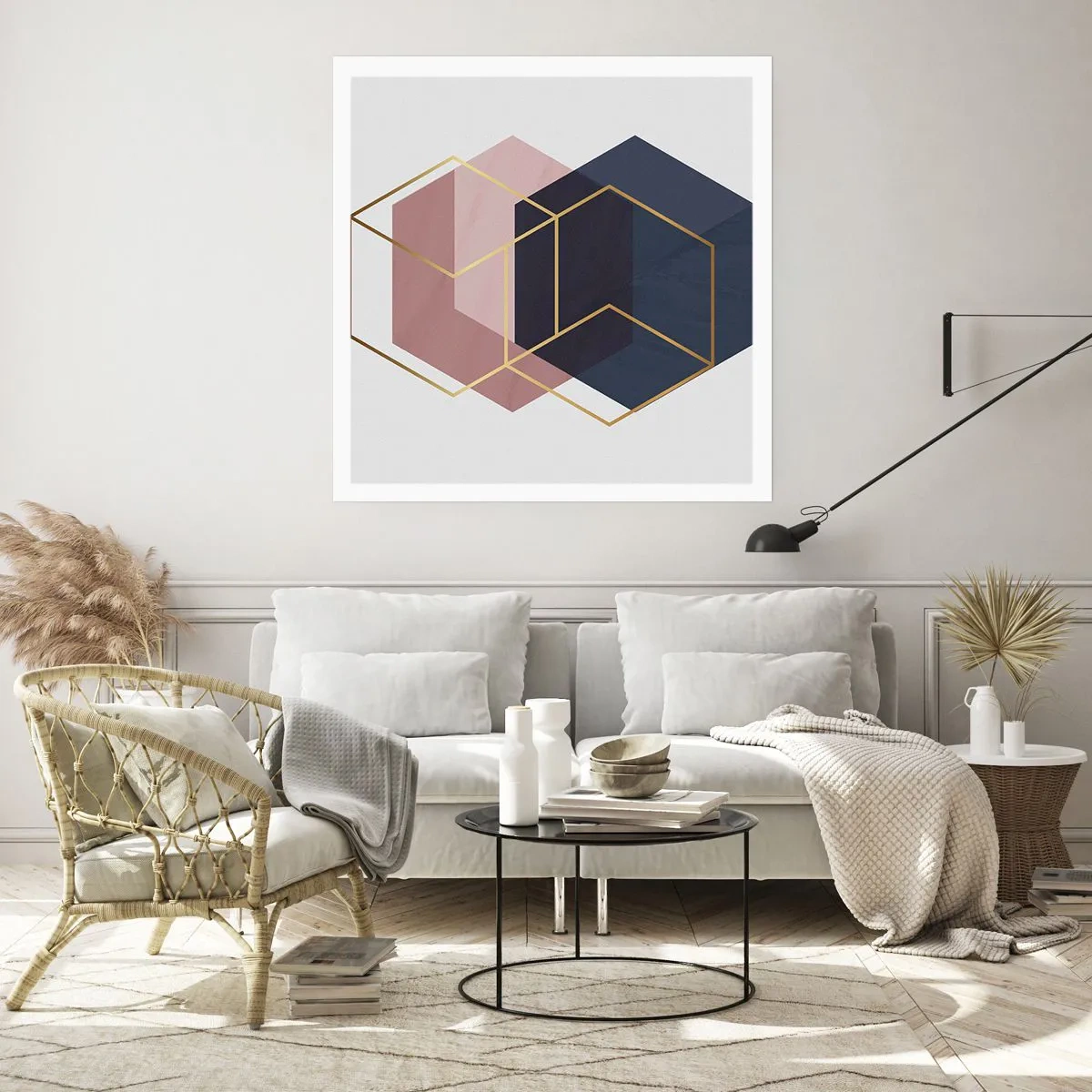 Affisch - Enkelhetens styrka - 60x60 cm