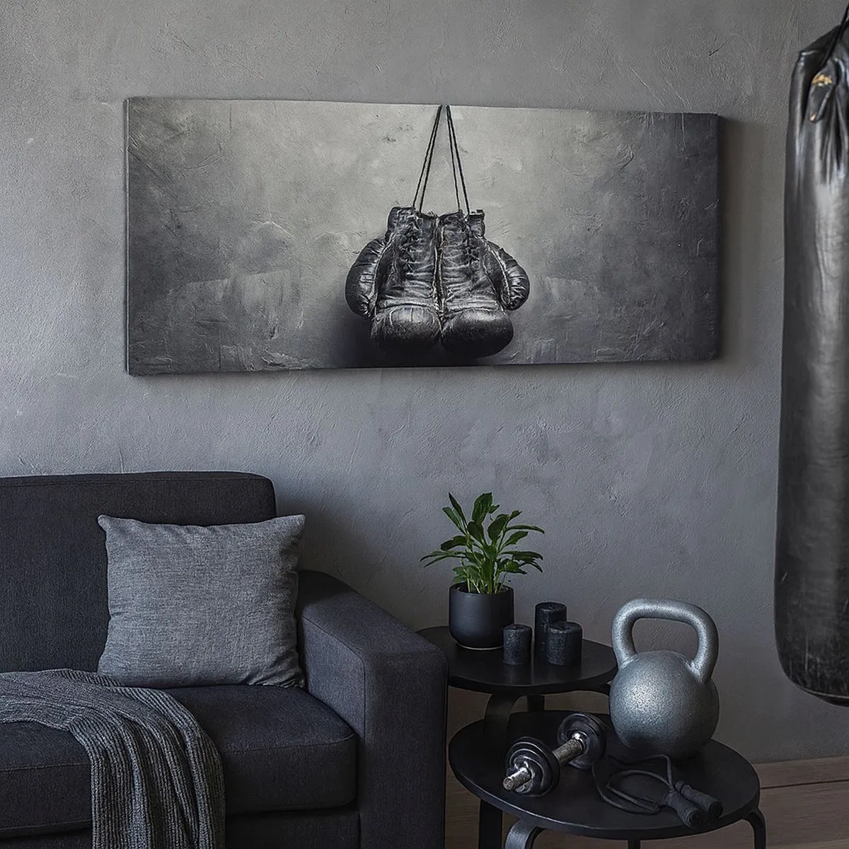 Canvastavla - Bild på duk - Stridens tid och fredens tid - 100x40 cm